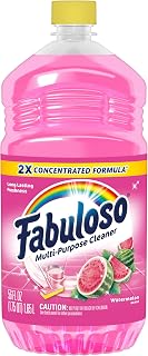 Fabuloso Multi-Purpose Cleaner, 2X Concentrated Formula, Watermelon Scent, 56 fl oz (pack of 6)