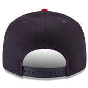 9Fifty MLB Atlanta Braves Basic Navy/Red Snapback Hat One Size by New Era – Polyester, Navy, Model 11591082