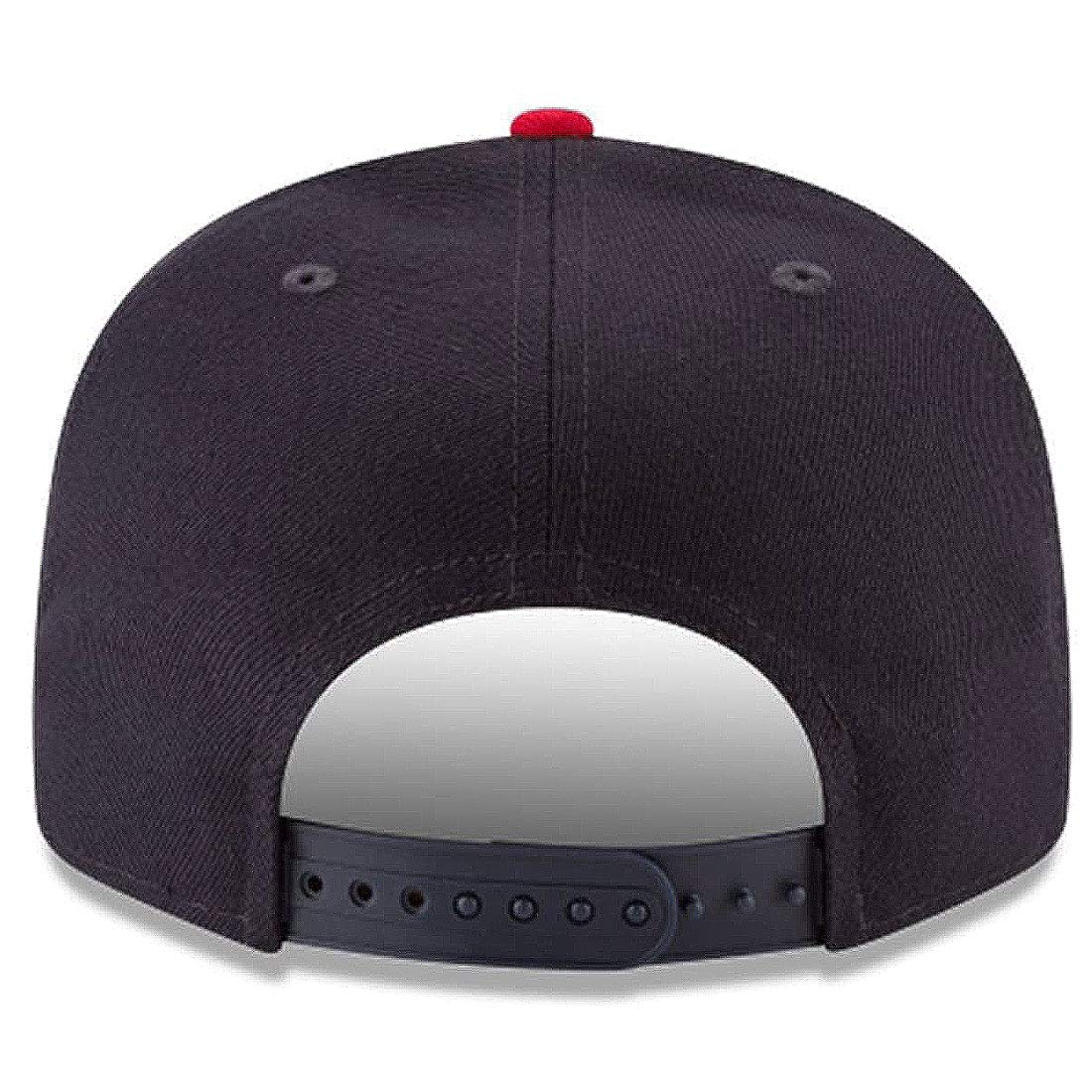9Fifty MLB Atlanta Braves Basic Navy/Red Snapback Hat One Size by New Era – Polyester, Navy, Model 11591082