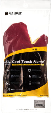San Jamar 13" / Conventional / Red Oven Mitts