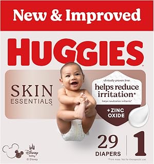HUGGIES Skin Essentials Diapers Size 1, 29 Count