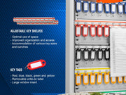 Barska Grey / 100 Keys / 100 Position Key Cabinets