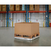 Aluminum Pallet Dolly with Tilt Rollers by Global Industrial – Aluminum, Silver, Model 800501
