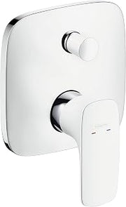 hansgrohe Wannenarmatur Unterputz PuraVida Fertigset wei/Chrom 15445400
