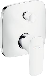 hansgrohe Wannenarmatur Unterputz PuraVida Fertigset wei/Chrom 15445400