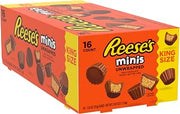 Reese's Chocolate Peanut Butter Candy, Minis, King Size (Pack of 16)