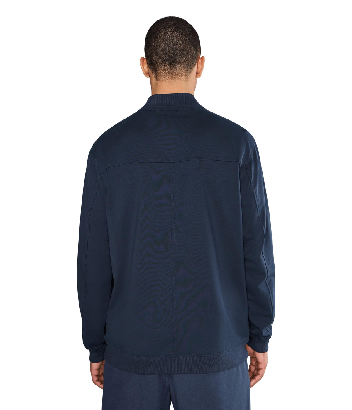 Mens Stretchknit Bomber by TravisMathew – Cotton Blend, Total Eclipse, Model A42354
