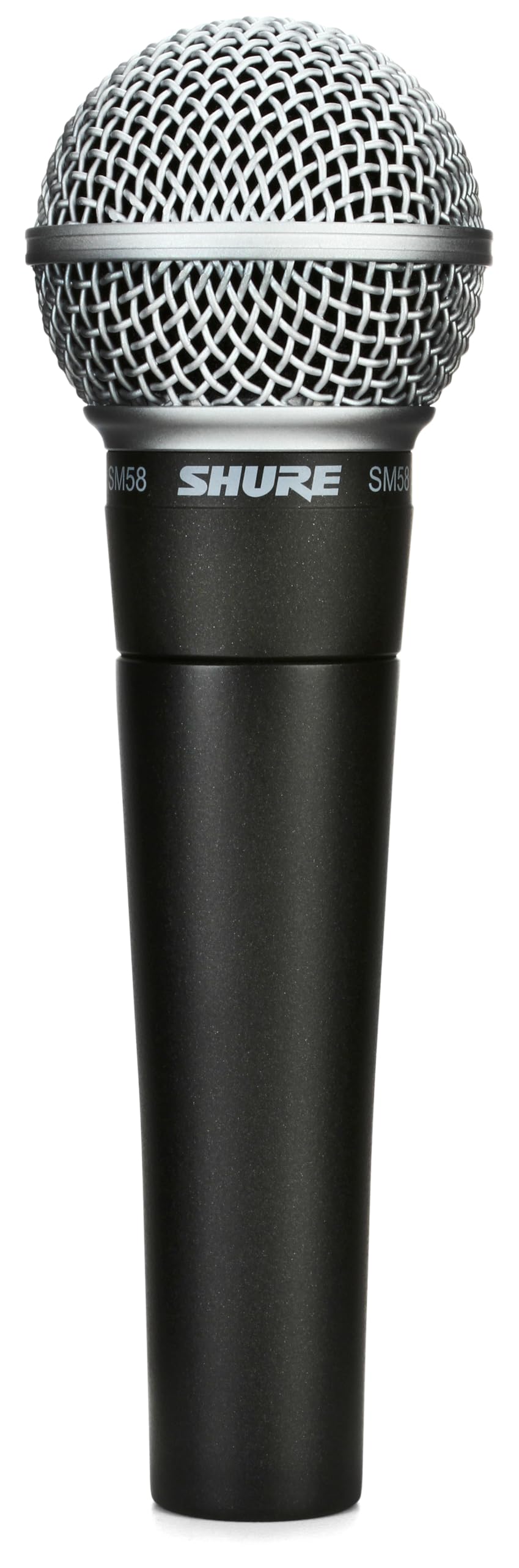 SM58 Cardioid Dynamic Vocal Microphone (2-Pack) by Shure – Stainless Steel, Pack of 2, Model SM58-LC-2pk