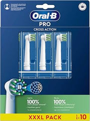 Oral-B Pro Cross Action Replacement Heads, 10 Heads