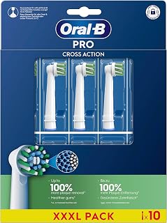 Oral-B Pro Cross Action Replacement Heads, 10 Heads