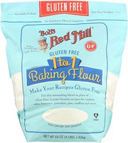 Bob's Red Mill Gluten Free 1 to 1 Baking Flour, 64oz (4 Pack)