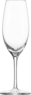 Schott Zwiesel Tritan Crystal Glass Cru Classic Stemware Collection Champagne Flute with Effervescence Points, 8.4-Ounce, Set of 6