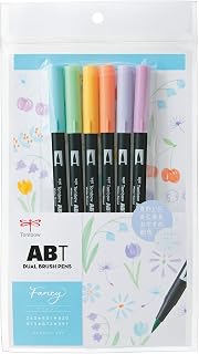 Tombow Dula Bruh Pen ABT 6 Colors Set, Fancy (AB-T6CFN)