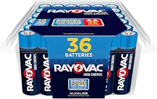 Rayovac High Energy AA Batteries (36 Pack), Double A Alkaline Batteries
