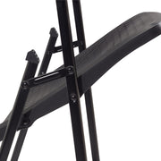 NPS Airflex Series Premium Polypropylene Folding Chair by National Public Seating – Alloy Steel, Black, Model 1410