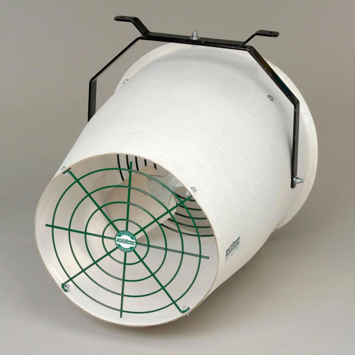 J&D 20" Fiberglass Funnel Fan Variable Speed VU20F 1/2 HP 4200 CFM by JD – White, Model VU20F2