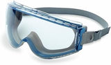 Stealth Safety Goggles with Clear Uvextreme Anti-Fog Lens, Teal & Gray Body & Neoprene Headband (S39610C)