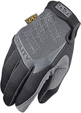 Mechanix Wear H15-05-012 Utility Full Finger Synthetic Leather and Spandex Mechanics Gloves with Hook and Loop Cuff, XX-Large, Black