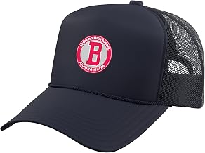 Bedford Kicking Mules Trucker Hat with Adjustable Mesh Back