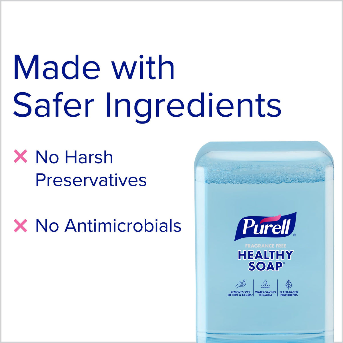 Purell ES10 CRT Soap Foam Refill Fragrance Free – 2ct x 1200 mL - 8385-02