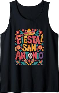 Fiesta Squad San Antonio Texas Cinco De Mayo Lets Fiesta Tank Top
