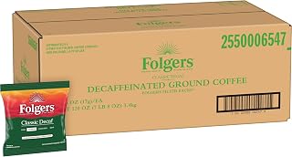 Folgers Decaf Ground Coffee, .60 Ounce (200 Count)