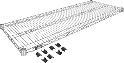 Nexel Stainless Steel Wire Shelf, 72" W x 14" D, 1/Pack