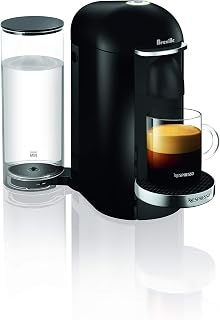 Breville-Nespresso USA VertuoPlus Deluxe Coffee and Espresso Machine, Black (Renewed)