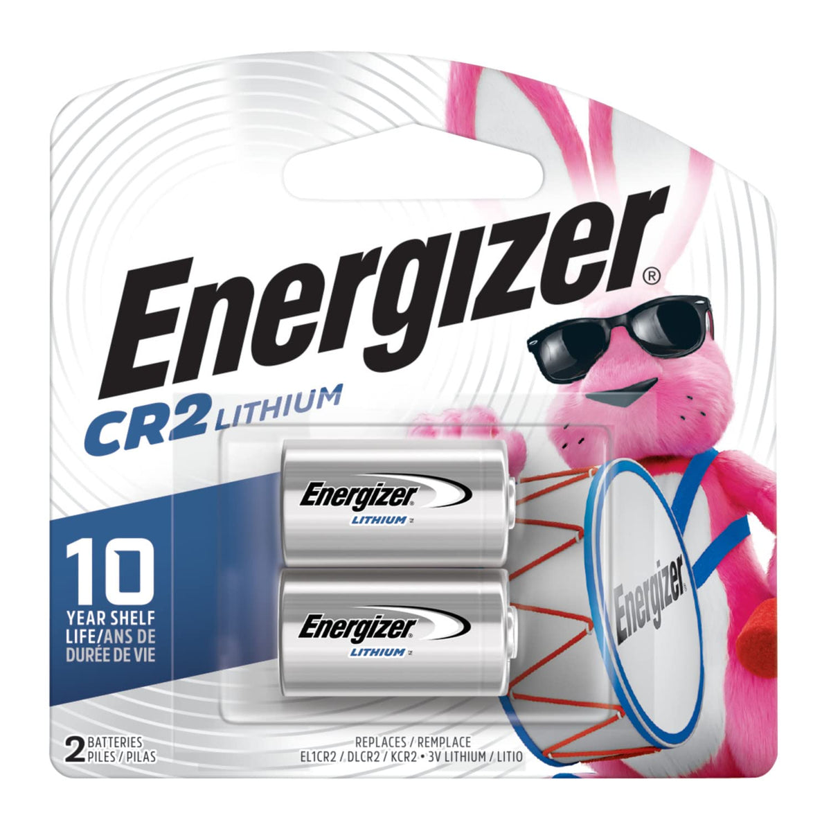 Energizer 2 Count (Pack of 2) / CR2 / Black Coin & Button Cell