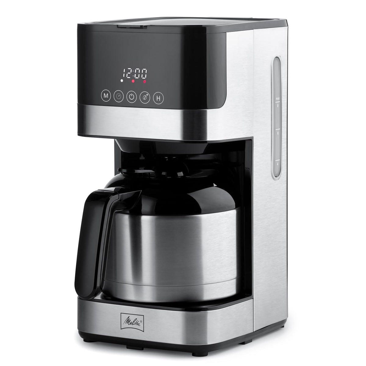Aroma Tocco Thermal 8-Cup Drip by Melitta – 8 Cups, Plastic, Black and Stainless Steel, Model COFFEE MAKER