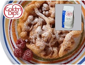 Golden Dipt Funnel Cake Bakery Mix 6 Per Case, 5 Pound Each