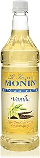 Monin Sugar Free Vanilla Syrup, 1 Liter, 4 per case