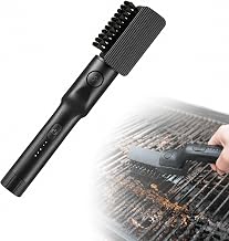 Electric Grill Brush for Cookshack SM045 | Removable Rotating Brush Head, 180° Spin BBQ Grill Cleaner with Splash Guard, Rechargeable Grill Scrubber