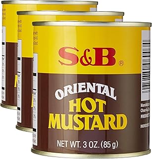 S&B Oriental Hot Mustard Powder, 3-Ounce (Pack of 3)