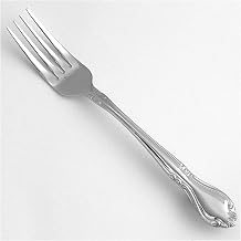 WL9105 - WALCO Dinner Fork: Illustra, 18/10, Stainless Steel, 7 1/4 in Overall Lg, Silver