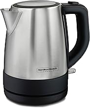 Hamilton Beach Commercial HKE110 1 Liter Hot Water Tea Kettle, Hospitality Rated, Stainless Steel