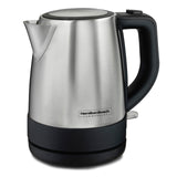 1 Liter Hot Water Tea Kettle by Hamilton Beach Commercial – 1.1 Quarts, 1.0 liters, Stainless Steel, Silver, Model HKE110