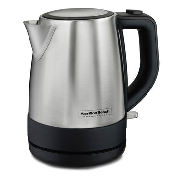 1 Liter Hot Water Tea Kettle by Hamilton Beach Commercial – 1.1 Quarts, 1.0 liters, Stainless Steel, Silver, Model HKE110