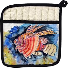 Betsy Drake PT397 Betsys Lion Fish Pot Holder