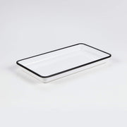 American Metalcraft White, black rimmed / 20 oz. / Classic Serving Bowls