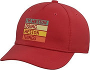 I'm Weston Doing Weston Things Funny Personalized Quote Adjustable Baseball Hat