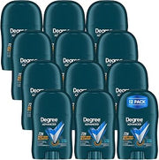 Degree Men’s Travel Deodorant Cool Rush 12-Pack – 72H Body Heat Activated Mini Antiperspirant, 0.5 Oz Ea
