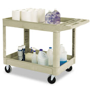 Rubbermaid Commercial Products Beige / Medium / 2-Shelf Utility Carts