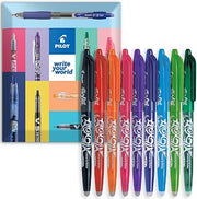 Pilot Frixion FR7 Heat Erasable Frixion Rollerball Pen 0.7mm Nib Pack of 9 Pens in Envelope Gift Packaging