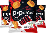 popchips Potato Chips BBQ 0.8 Oz (Pack of 3)
