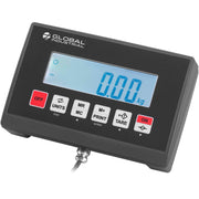 Digital Compact Bench Scale by Global Industrial – Stainless Steel/Carbon Steel/Plastic, Silver, Model OP-MSS75