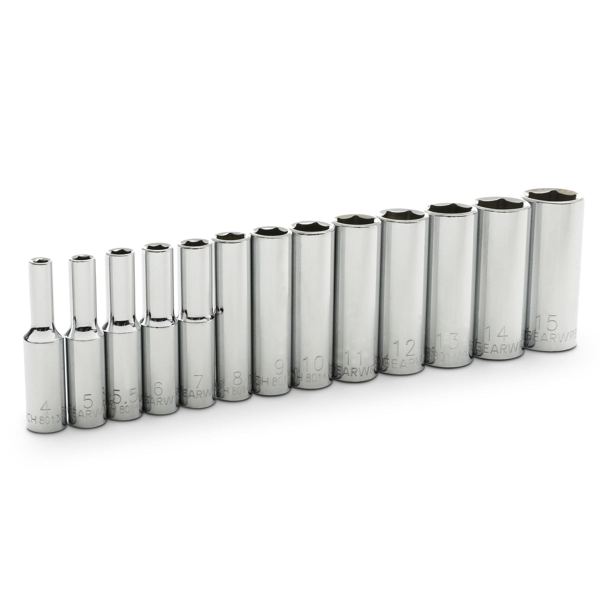 13 Pc. 1/4" Drive 6 Pt. Socket Set by GEARWRENCH – 13 Pc, Alloy Steel, Model 80304