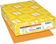 Astrobrights Color Paper, 24 lb Bond Weight, 8.5 x 11, Cosmic Orange, 500/Ream