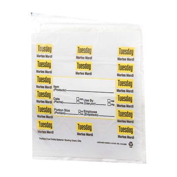 DayMark - -65 x 7 Saddlepack Tuesday Trilingual Portion Bag by DayMark Safety Systems – One Size, Multicolor, Model 112379