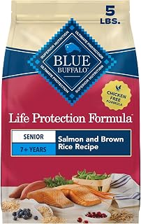 Blue Buffalo Life Protection Formula Salmon Senior 7+ Dry Dog Food, 5 lb